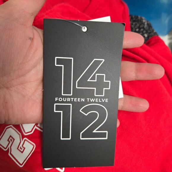 Fourteen Twelve Paris 24 Red Tank Top XXL - Picture 11 of 12